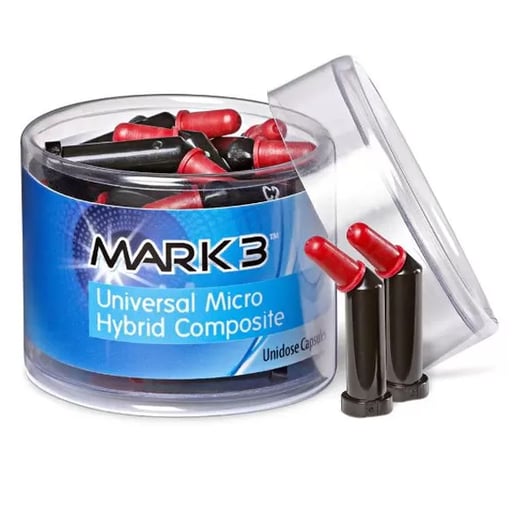 MARK3 Micro-Hybrid Composite A1 Unidose 20/Pk, 0.315g per compule. Universal composite suitable